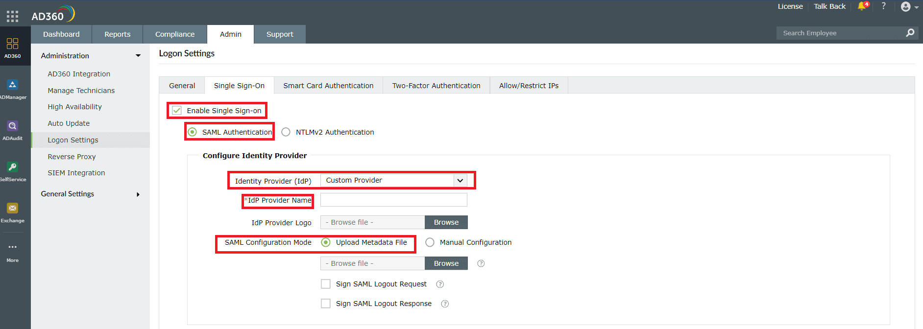 Configure Entra ID in AD360 Configure Entra ID in AD360